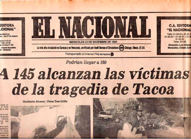 Foto 1982 Tragedia de Tacoa